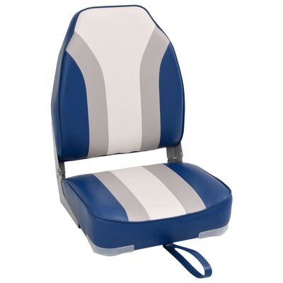 vidaXL 2 Piece Foldable Boat Seat Set High Backrest