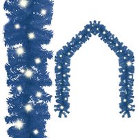 vidaXL Christmas Garland with LED Lights 20 m Blue