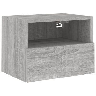 vidaXL TV Wall Cabinets 2 pcs Grey Sonoma 40x30x30 cm Engineered Wood