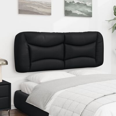 vidaXL Headboard Cushion Black 135 cm Faux Leather