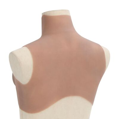 vidaXL Silicone Breastplate Tan B Cup