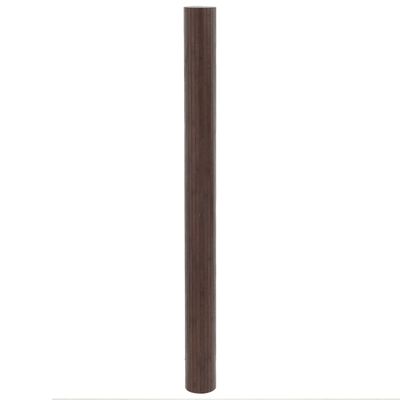 vidaXL Rug Rectangular Dark Brown 80x400 cm Bamboo