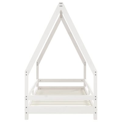 vidaXL Kids Bed Frame White 80x200 cm Solid Wood Pine