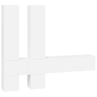 vidaXL Wall-mounted TV Cabinet White Engineered Wood