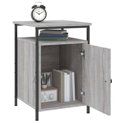 vidaXL Bedside Cabinets 2 pcs Grey Sonoma 40x42x60 cm Engineered Wood