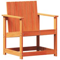 vidaXL Garden Chair Wax Brown 62x56x77 cm Solid Wood Pine