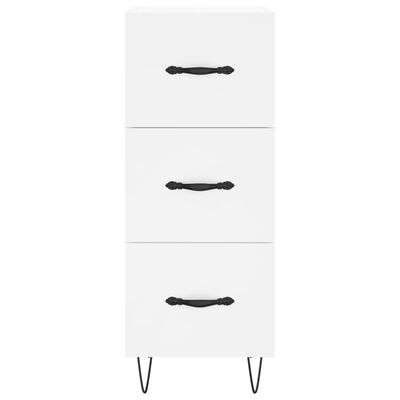 vidaXL Highboard White 34.5x34x180 cm Engineered Wood