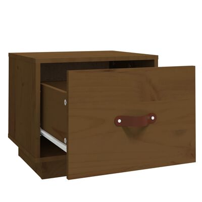 vidaXL Bedside Cabinets 2 pcs Honey Brown 40x34x35 cm Solid Wood Pine