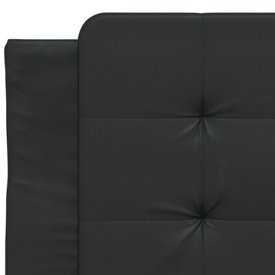 vidaXL Bed Frame without Mattress Black 80x200 cm Faux Leather