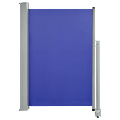 vidaXL Patio Retractable Side Awning 120x300 cm Blue