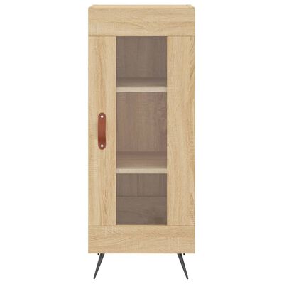 vidaXL Highboard Sonoma Oak 34.5x34x180 cm Engineered Wood