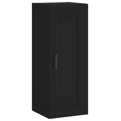 vidaXL Highboard Black 34.5x34x180 cm Engineered Wood