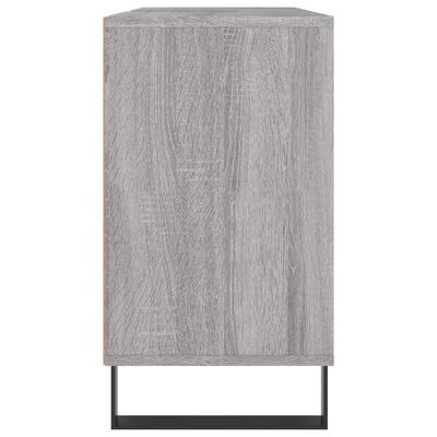 vidaXL Bathroom Cabinet Grey Sonoma 80x33x60 cm Engineered Wood