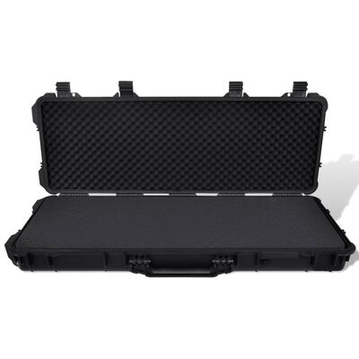 vidaXL Waterproof Plastic Molded Gun Case Trolly Carry Case