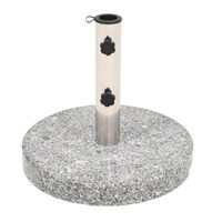 vidaXL Parasol Base Granite Round 20 kg