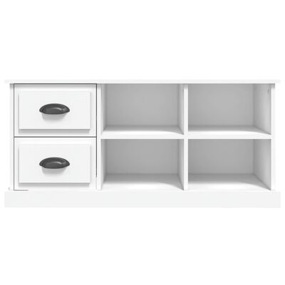 vidaXL TV Cabinet White 102x35.5x47.5 cm Engineered Wood