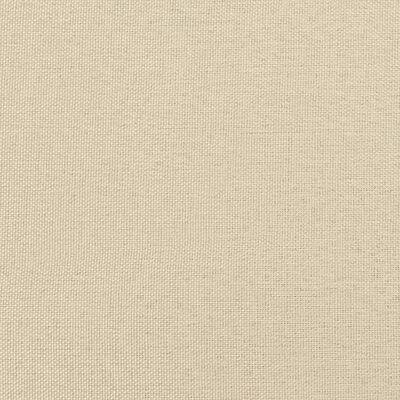 vidaXL Slipper Chair Cream Fabric