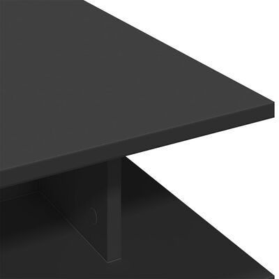 vidaXL Coffee Table Black 102x55x35 cm Engineered Wood