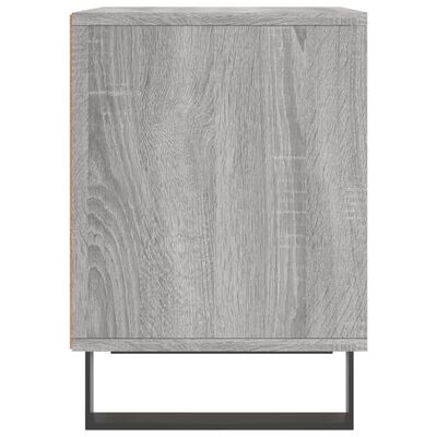 vidaXL Bedside Cabinet Grey Sonoma 40x35x50 cm Engineered Wood