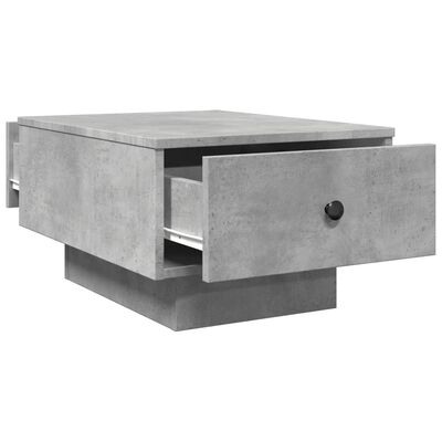 vidaXL Coffee Table Concrete Grey 60x45x31 cm Engineered Wood