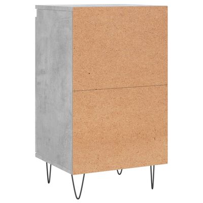 vidaXL Sideboards 2 pcs Concrete Grey 40x35x70 cm Engineered Wood