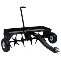 vidaXL Lawn Aerator for Ride-on Mower 102 cm