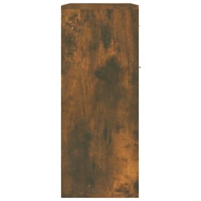 vidaXL Sideboard Smoked Oak 60x30x75 cm Engineered Wood