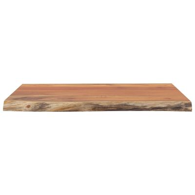 vidaXL Table Top 60x60x2.5 cm Square Solid Wood Acacia Live Edge