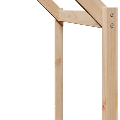 vidaXL Kids' Bed Roof 203x80.5x142 cm Solid Wood Pine