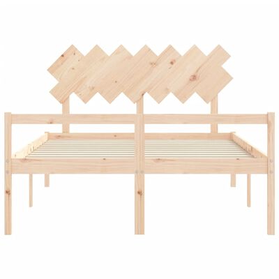 vidaXL Senior Bed without Mattress King Size Solid Wood