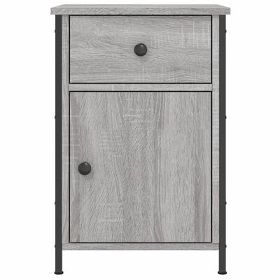 vidaXL Bedside Cabinet Grey Sonoma 40x42x60 cm Engineered Wood