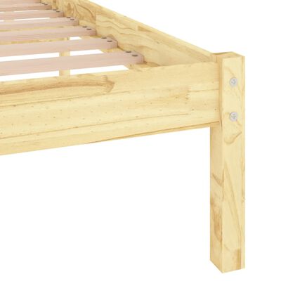 vidaXL Bed Frame without Mattress Solid Wood King Size