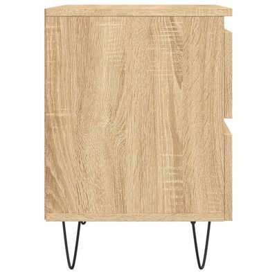 vidaXL Bedside Cabinets 2 pcs Sonoma Oak 40x35x50 cm Engineered Wood