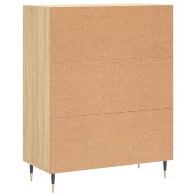 vidaXL Sideboard Sonoma Oak 69.5x34x90 cm Engineered Wood