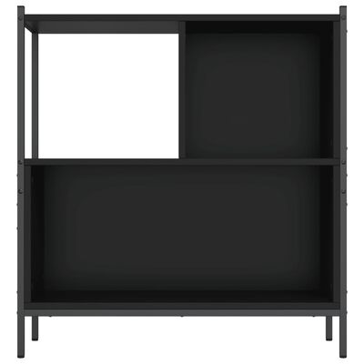 vidaXL Bookcase Black 72x28x77.5 cm Engineered Wood