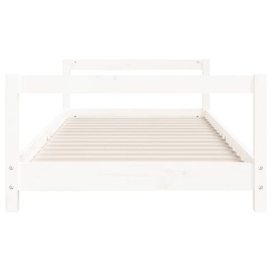 vidaXL Kids Bed Frame White 80x200 cm Solid Wood Pine