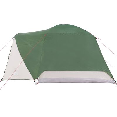 vidaXL Family Tent with Porch 6-Person Green Waterproof