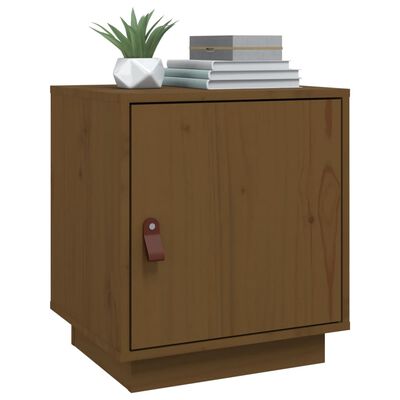 vidaXL Bedside Cabinets 2 pcs Honey Brown 40x34x45 cm Solid Wood Pine