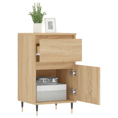 vidaXL Sideboard Sonoma Oak 40x35x70 cm Engineered Wood