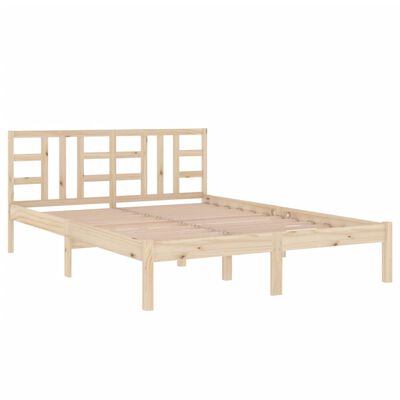 vidaXL Bed Frame without Mattress 200x200 cm Solid Wood