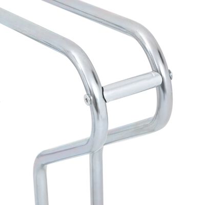 vidaXL Bicycle Stand for 6 Bikes Floor Freestanding Galvanised Steel