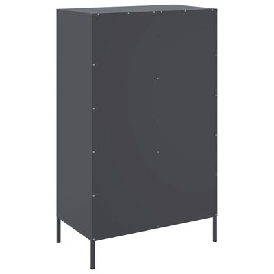 vidaXL Highboard Anthracite 68x39x113 cm Steel