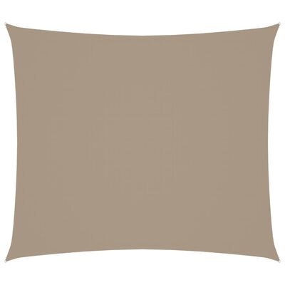 vidaXL Sunshade Sail Oxford Fabric Rectangular 2x2.5 m Taupe