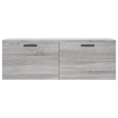 vidaXL Wall Cabinet Grey Sonoma 100x36.5x35 cm Engineered Wood