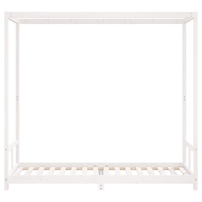 vidaXL Kids Bed Frame White 80x200 cm Solid Wood Pine