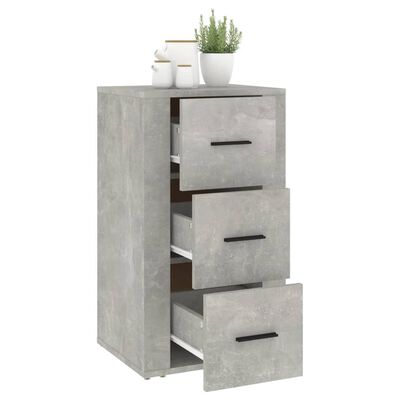 vidaXL Sideboard Concrete Grey 40x33x70 cm Engineered Wood