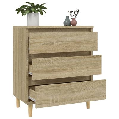 vidaXL Sideboard Sonoma Oak 60x35x70 cm Engineered Wood