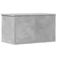 vidaXL Storage Box Concrete Grey 60x35x35 cm Engineered Wood