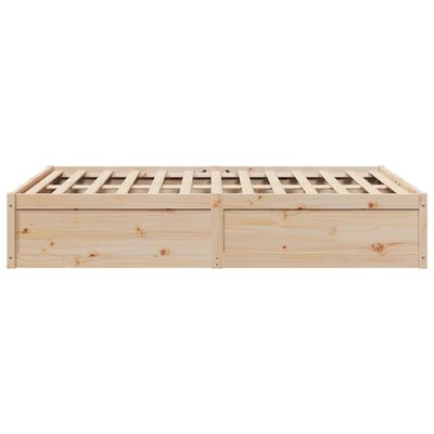 vidaXL Bed Frame without Mattress 160x200 cm Solid Wood Pine