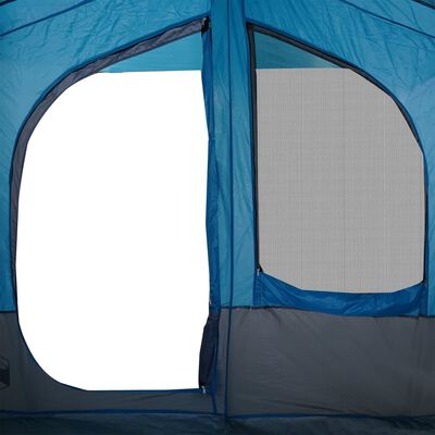 vidaXL Camping Tent Cabin 5-Person Blue Waterproof